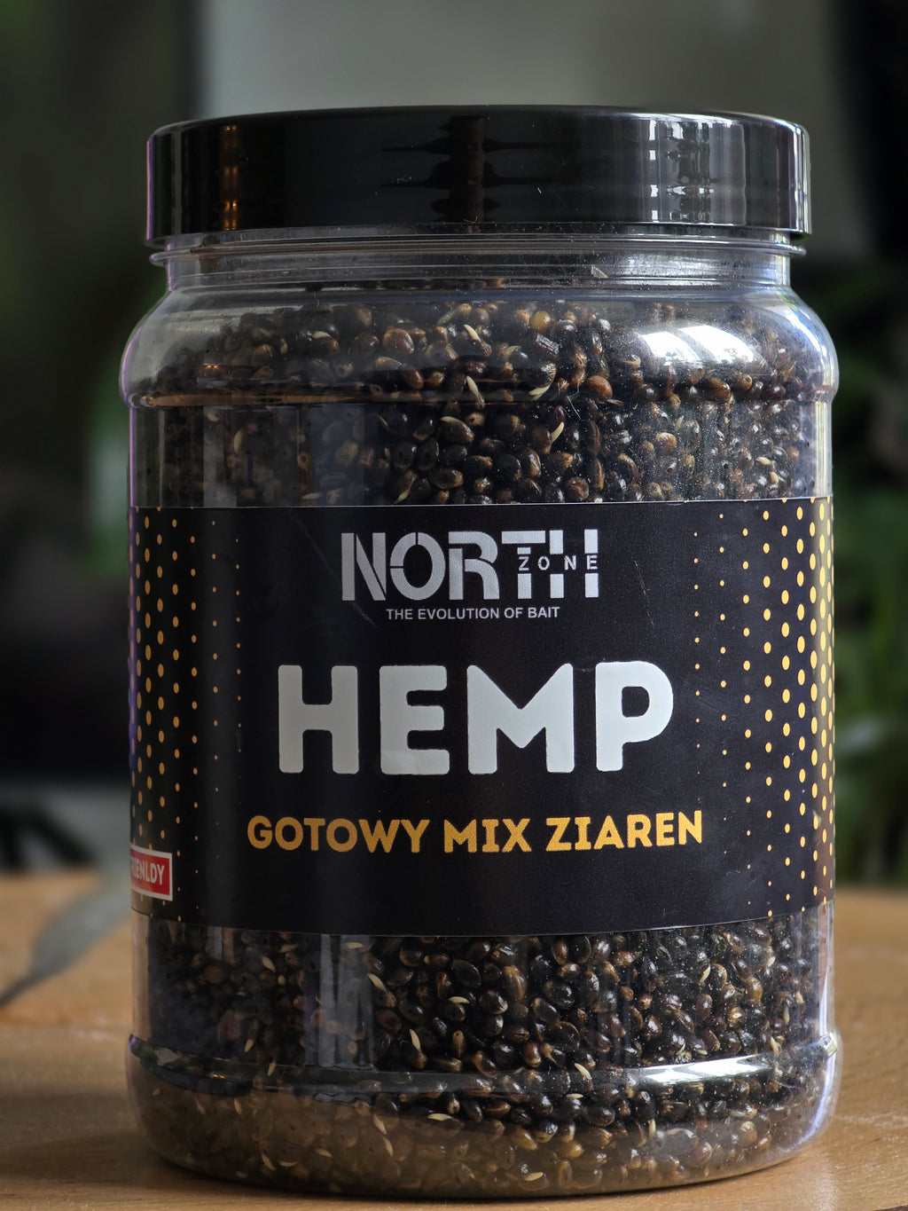HEMP 1250 ml – Gotowy Mix Ziaren Konopnych | Zanęta i Przynęta na Karpia