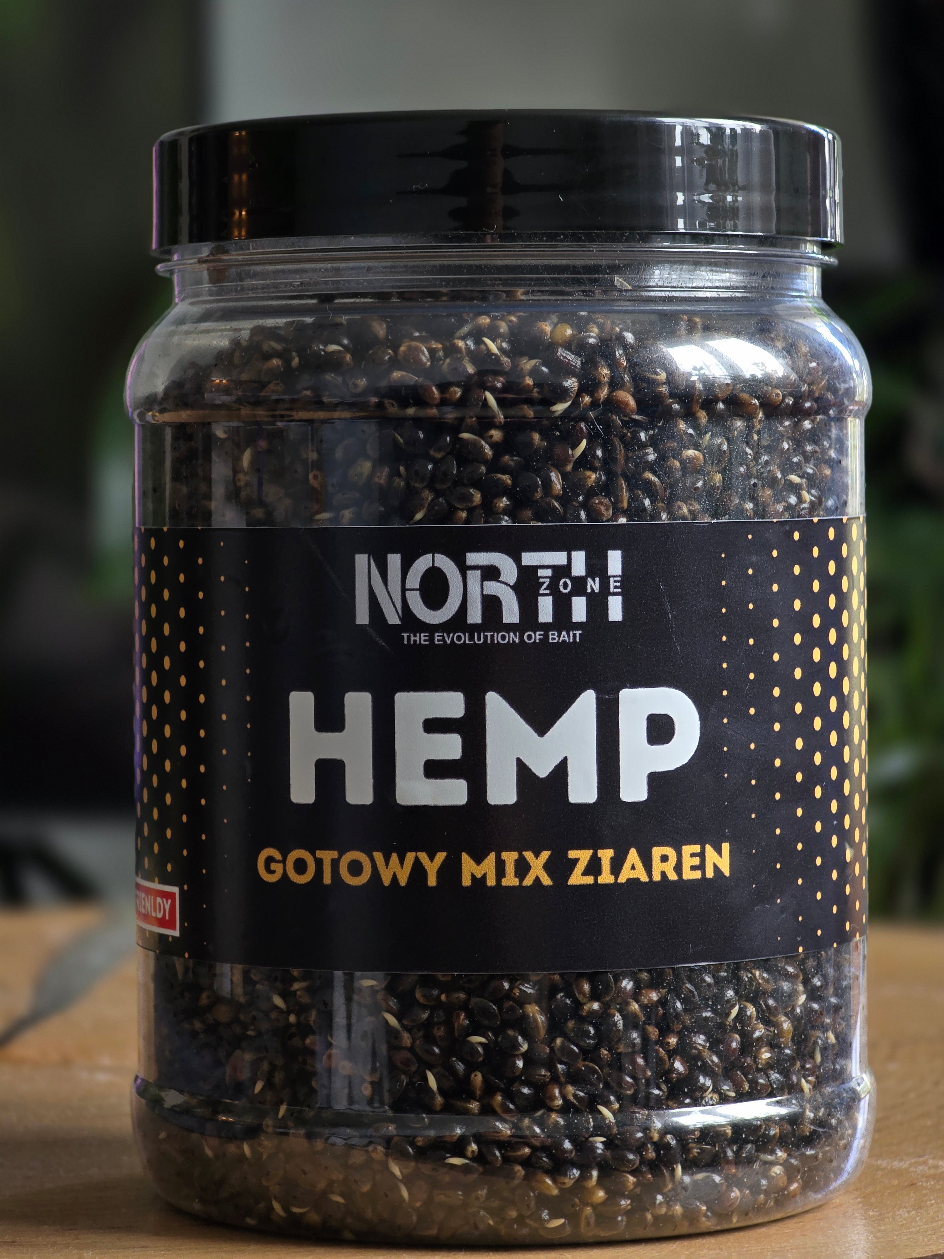 HEMP 1250 ml – Gotowy Mix Ziaren Konopnych | Zanęta i Przynęta na Karpia