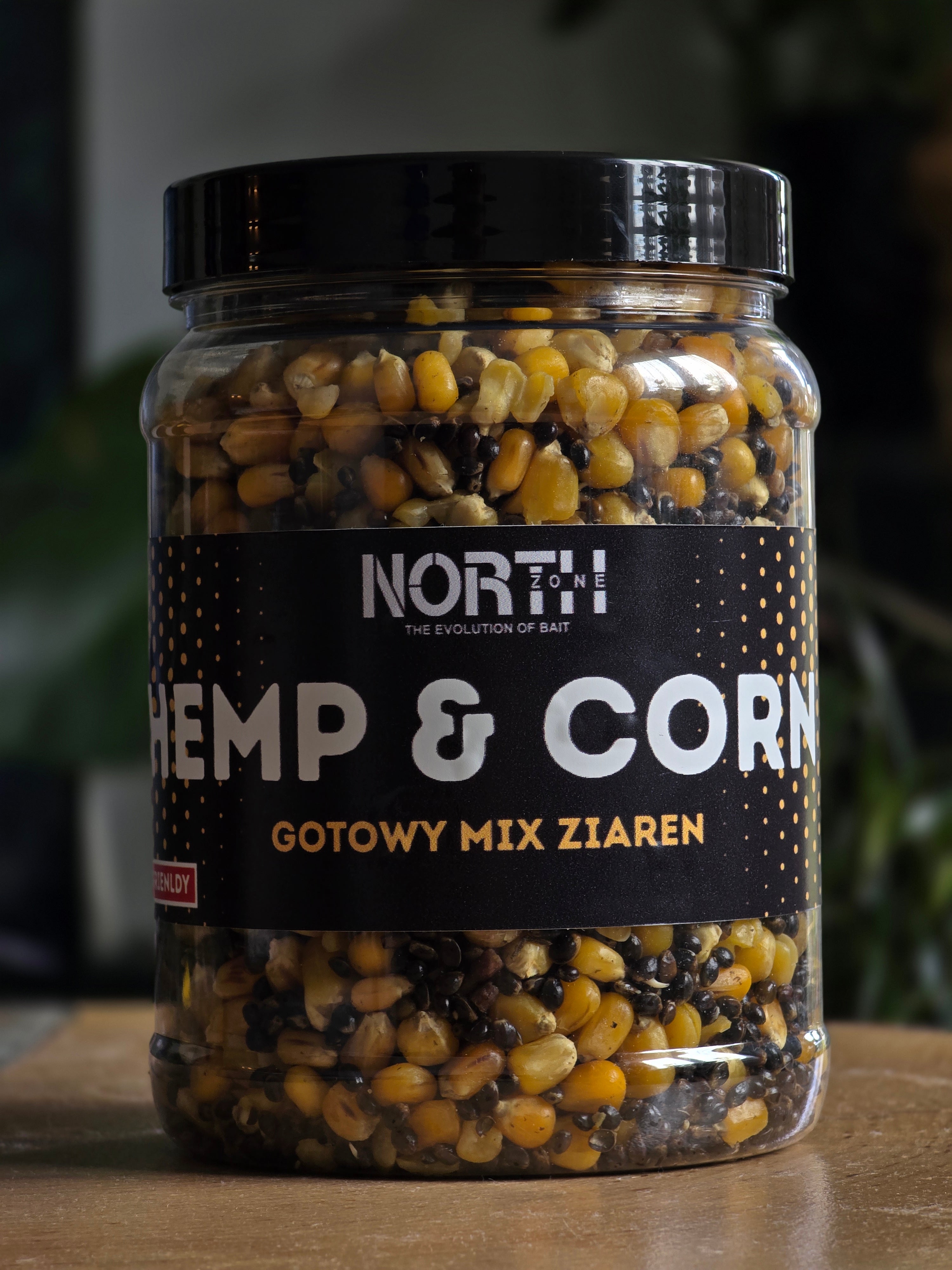 Hemp & Corn 1250 ml – Gotowy Mix Ziaren PVA Friendly | Zanęta i Przynęta na Karpia