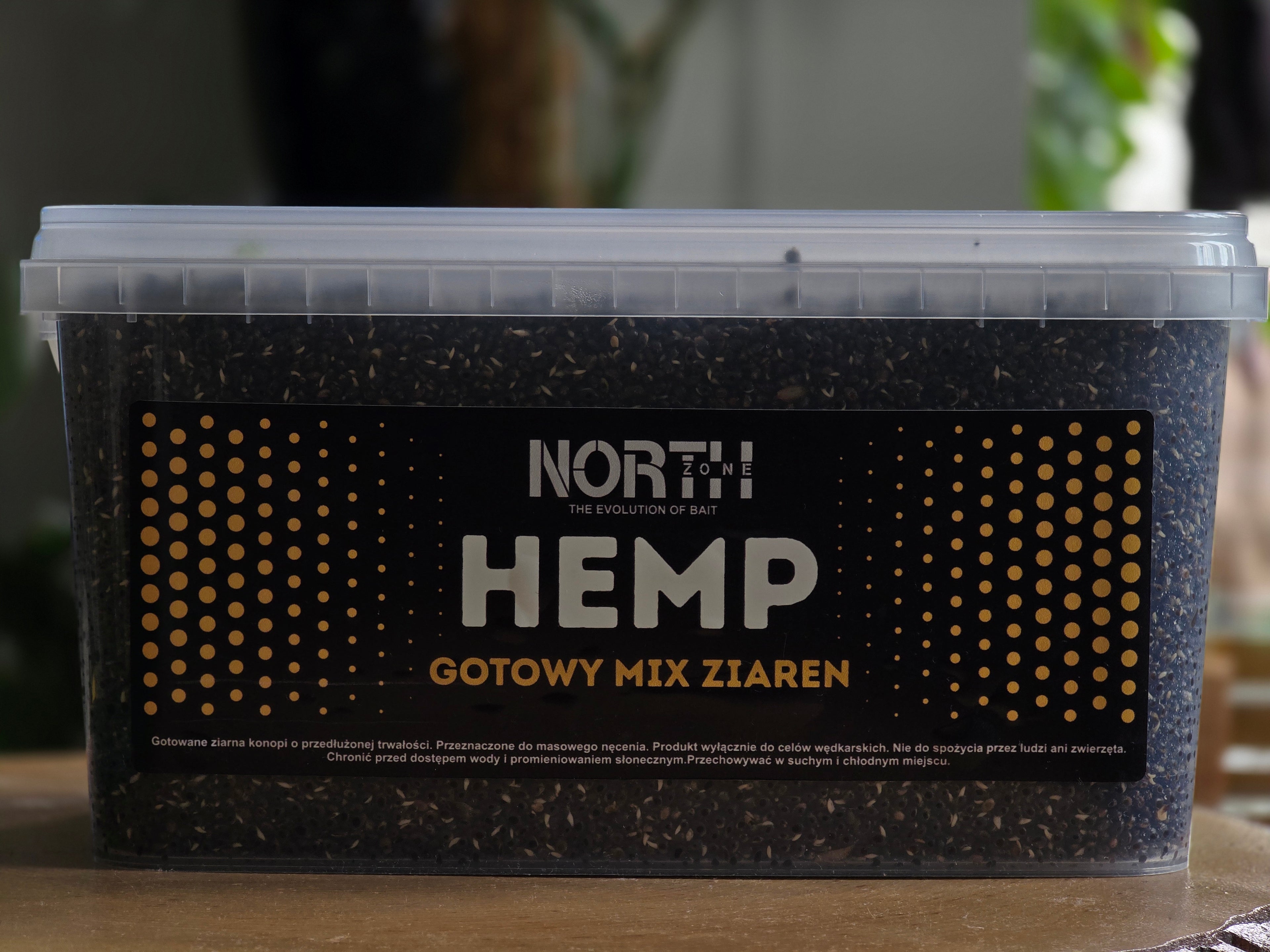 HEMP 5 L – Gotowy Mix Ziaren Konopnych | Zanęta i Przynęta na Karpia i Amura