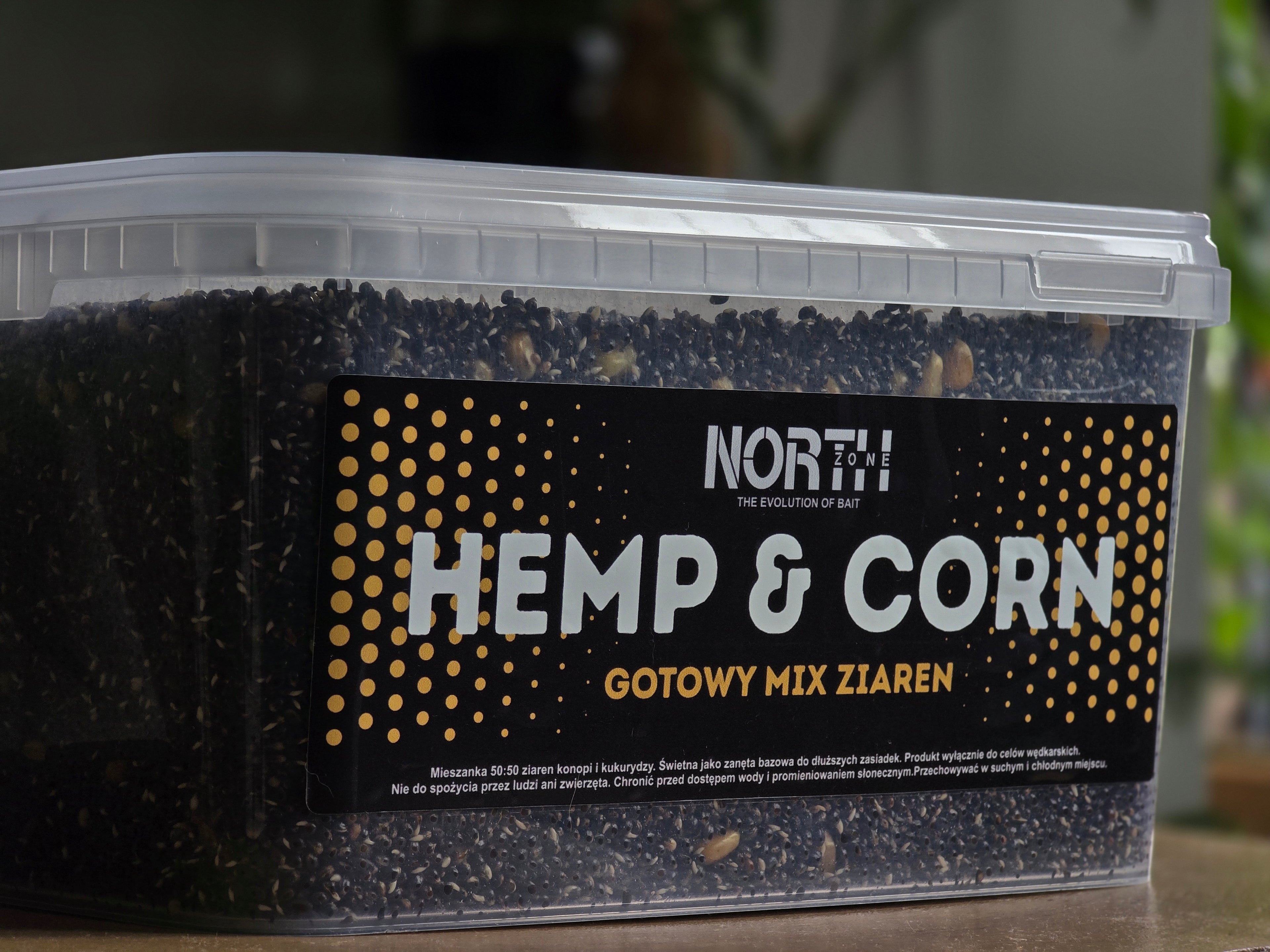 Hemp & Corn 5 L – Gotowy Mix Ziaren PVA Friendly | Zanęta i Przynęta na Karpia i Amura